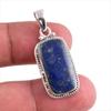 Natural Lapis Lazuli Gemstone Handmade 925 Solid Silver Gift Pendant 1.50" Y3f36