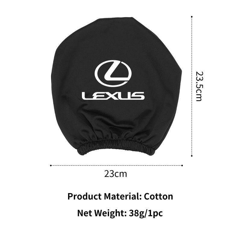 cqrjdx1 Car Interior Seat Headrest Cover Anti-fouling Neck Pillow Protector Pad For Lexus CT ES GS NX IS250 CT200h IS300h ES300h RX400h