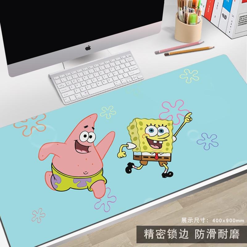 High Definition Large Size SpongeBob SquarePants Patrick Star Printed Mouse Pad Keyboard Table Pad Student Desk Pad Writing Pad