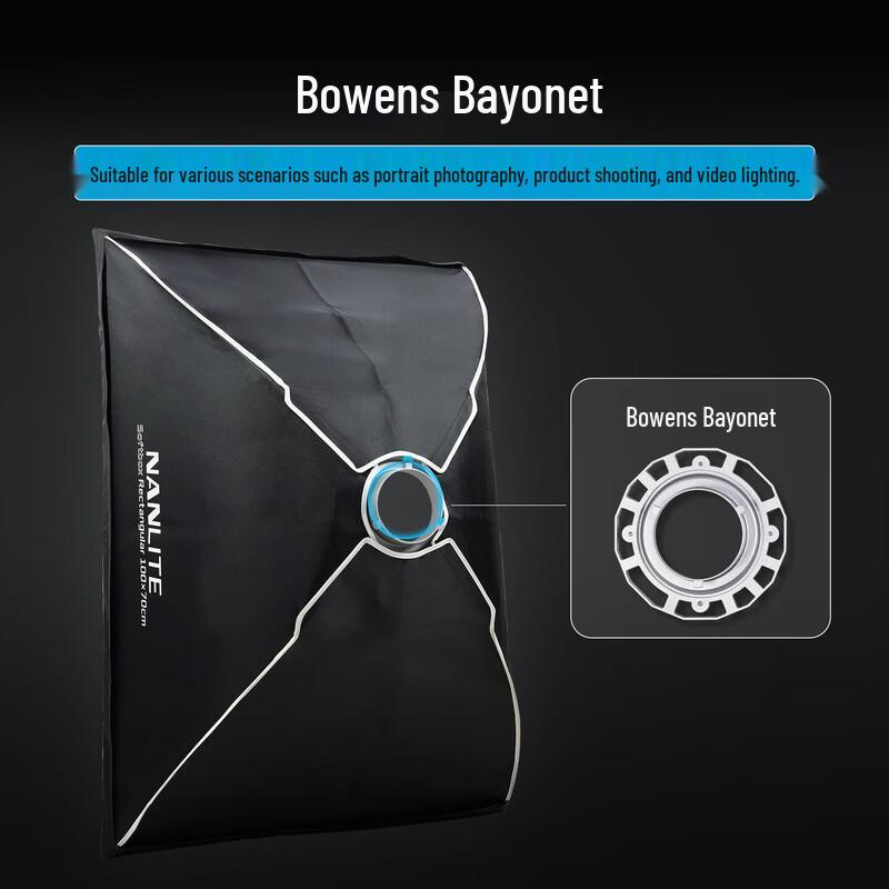 Фотографический софтбокс NANLITE с креплением Bowens