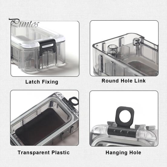 Коробка для рыболовных приманок, светящаяся в темноте, магнитная, прозрачная, портативная, водонепроницаемая, многофункциональная, рыболовные крючки, мягкая и жесткая наживка, инструменты для рыбалки, органайзер для снаряжения