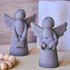 3D Милый Ангел Силиконовая Форма для Свечей DIY Ручная Работа Звезда Любви Девочка Украшения Изготовление Мыла Гипс Смола Формы Домашний Декор Поделки Подарки