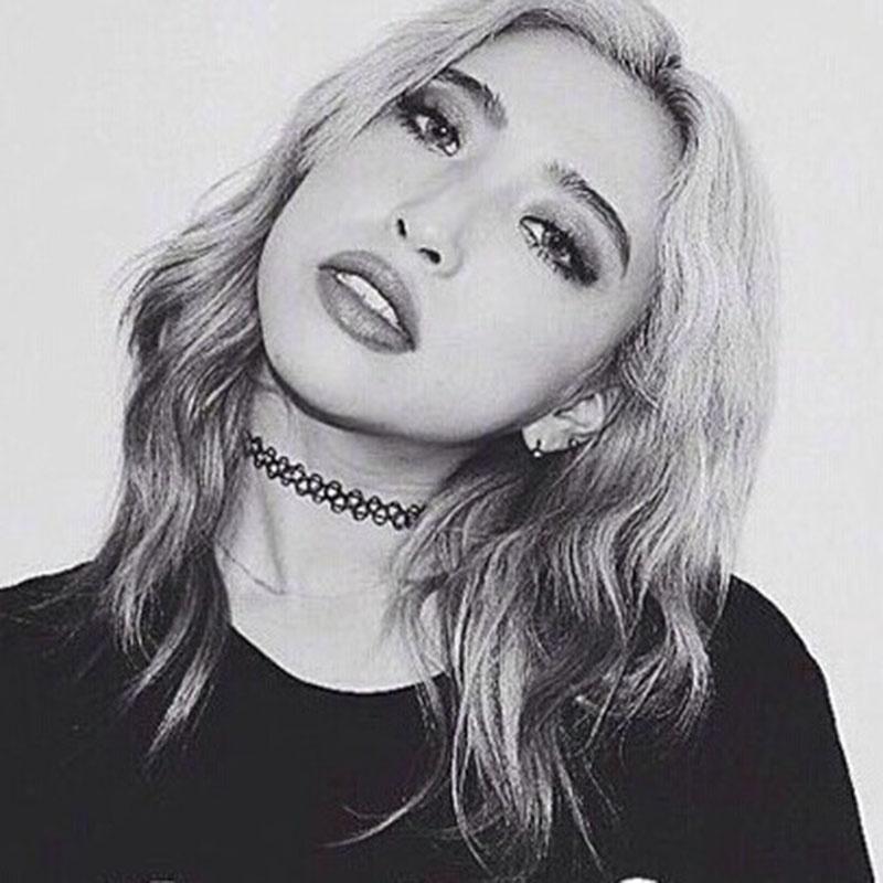 12 цветов 12 шт./уп. Тату радужные чокеры Ожерелье Винтажный эластичный кварцевый эластичный Хна Готика Панк Эластичные женские украшения