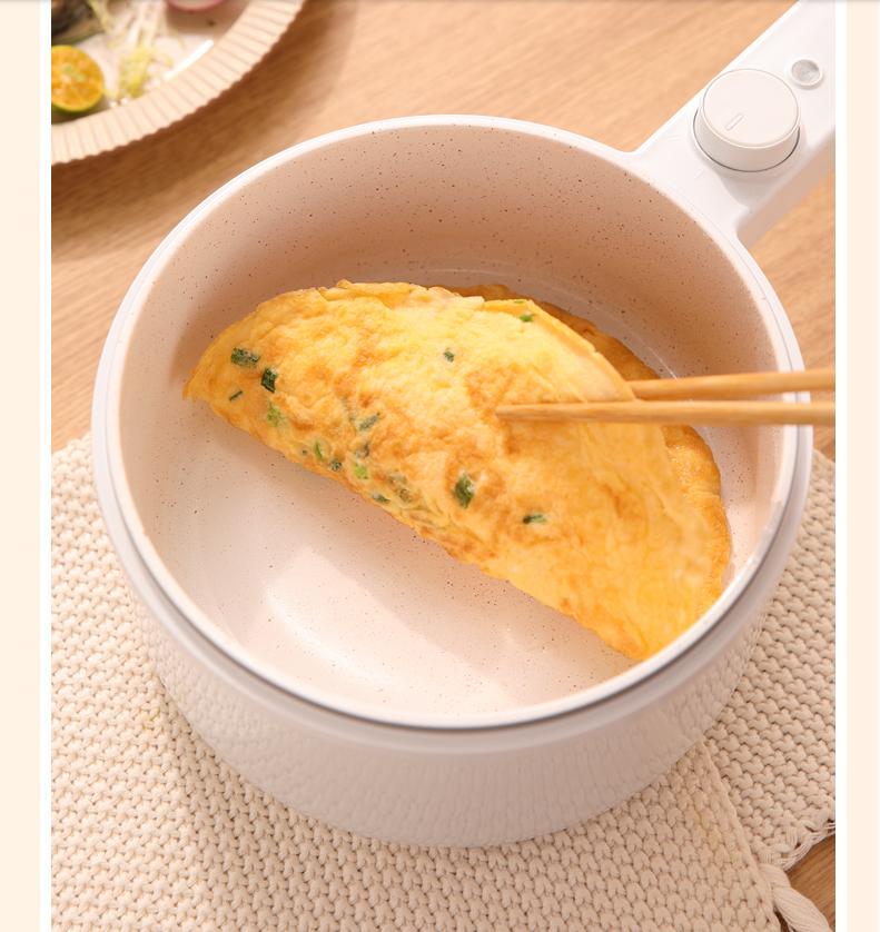 220 В 1,5 л домашняя сковорода, горшок для готовки, портативная электрическая мультиварка, мини-электрический хот-пот с пароваркой для путешествий, школы