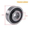 F6202-2Rs Flange Abec-1 Deep Groove Garden Trolley Ball Seal Wheelbarrow Bearing