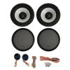 4 Pcs Coaxial Car Speaker 180W Tweeter Subwoofer 6.5in Coaxial Car Speaker Set Car Stereo