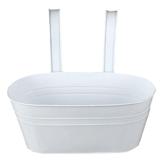 Над забором кашпо железный подвесной цветочный горшок перила кашпо со съемными крючками для дома сад забор палуба перила терраса