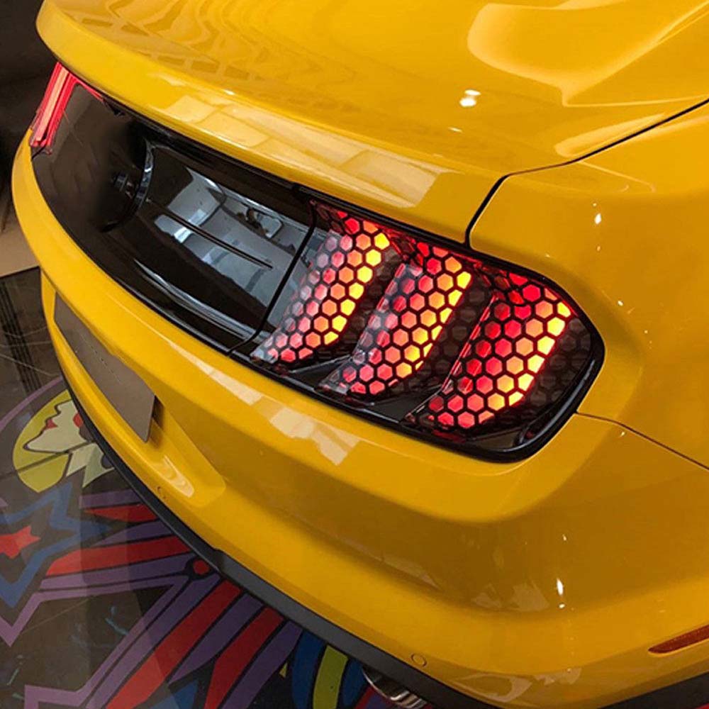 Light Decoration Car Sticker Car Exterior Accessories Honeycomb Car Stickers Taillight Decorative