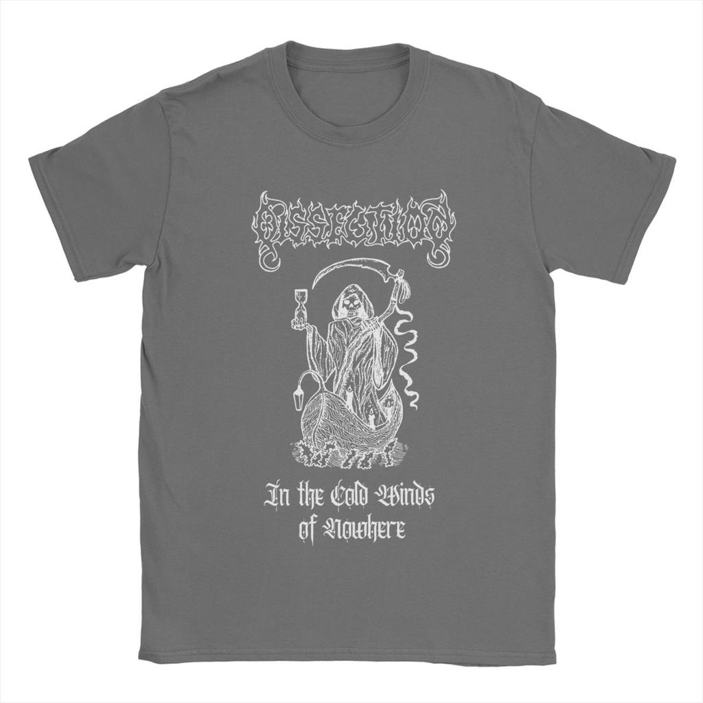 Мужские футболки Dissection In The Cold Winds Of Nowhere, топы из чистого хлопка, винтажная футболка с круглым вырезом, оригинальная футболка