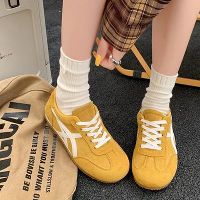 2025 новые туфли Dexun женские универсальные весенне-летние ретро туфли Форрест Гамп на плоской подошве маленькие повседневные спортивные туфли