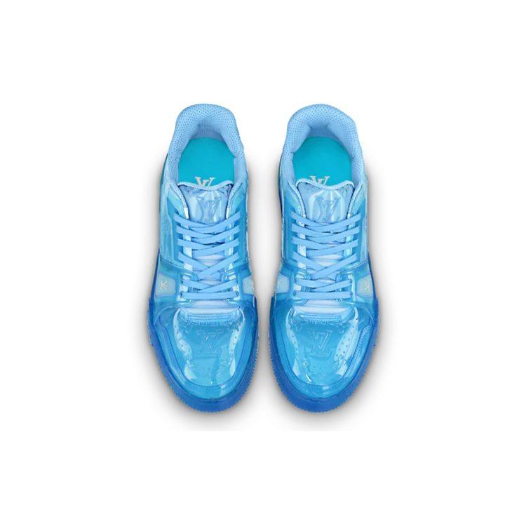 Louis Vuitton Кроссовки-тренеры 'Blue PVC' 1A8KK4
