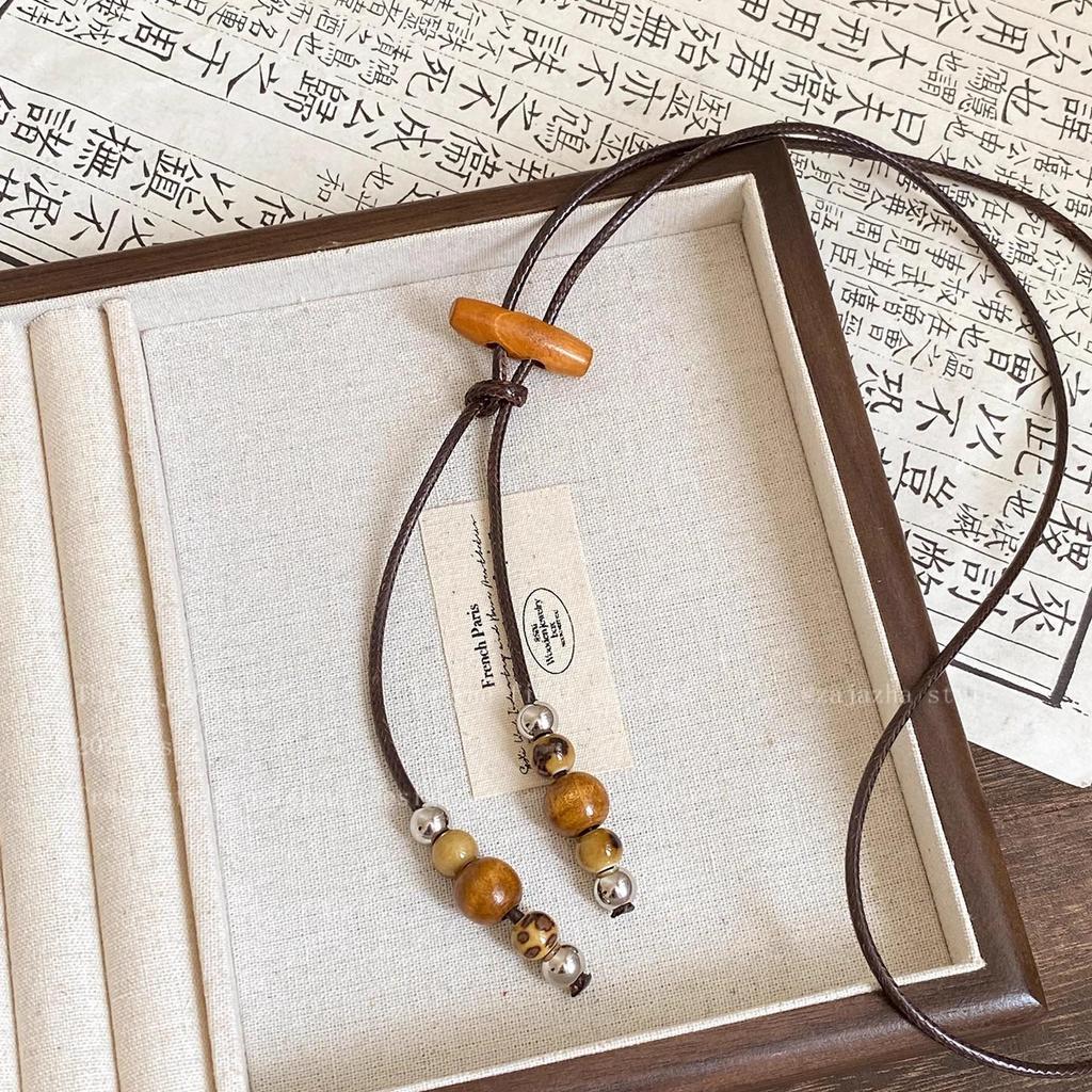 Богемное винтажное ожерелье с кисточками из бисера для женщин - праздничный стиль 2025