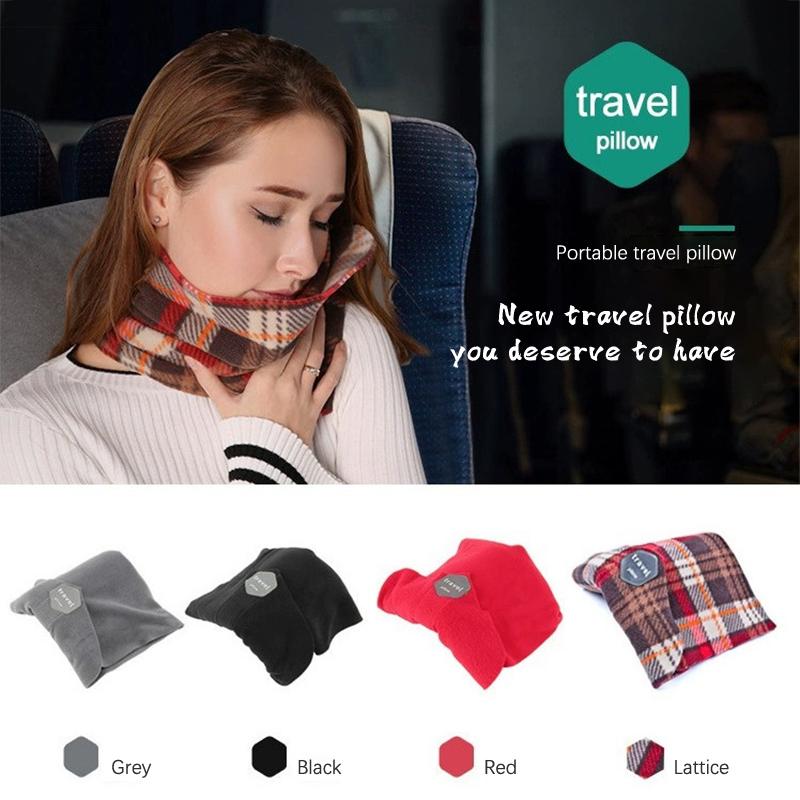 Soft Support Neck Pillow Vc Shape Neck Protection Pillows Relief Orthopedic Pain Portable Travel Office Car Comfy Sleep Headrest