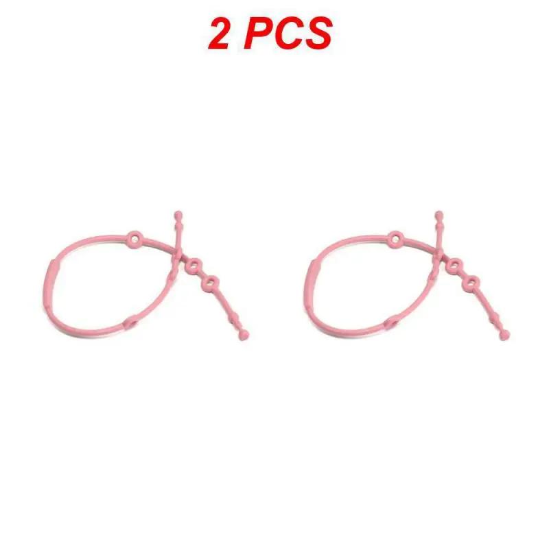 1~2PCS New Silicone Toy Safety Straps Newborn Teething Soother Chew Dummy Chains Adjustable Baby Pacifier Clip Teether Straps