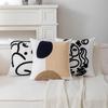 Nordic Ins-style Living Room Sofa Pillow Cushion Retro Model Room Bedside Backrest Pillow Embroidered Pillow Cover