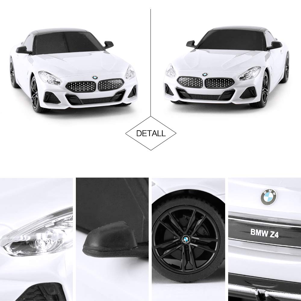 BMW Z4 Roadster, Радиоуправляемая модель автомобиля в масштабе 1:24, Игрушечный автомобиль, Машина на пульте управления, 2,4 ГГц, Белый