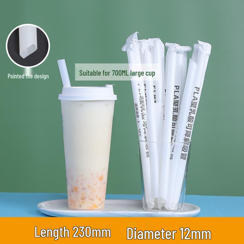 COFLYEE Biodegradable PLA Drinking Straws