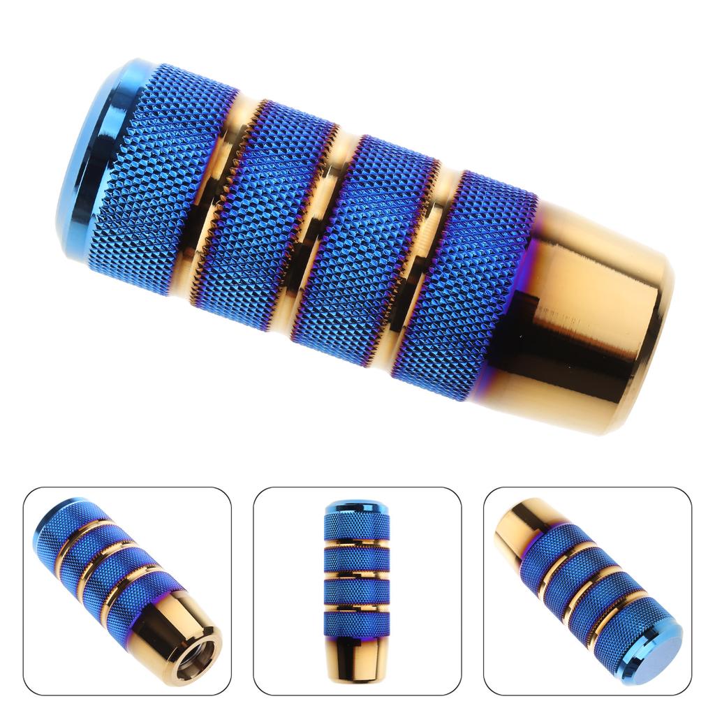3.7'' Shift Knob, Aluminum Alloy Weighted Gear Lever Metal Stick Shifter Handle Fit Most Manual Vehicle
