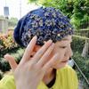 Nylon Turban Hat Embroidery India Caps Women's Hijabs Musliman Turban  Islam