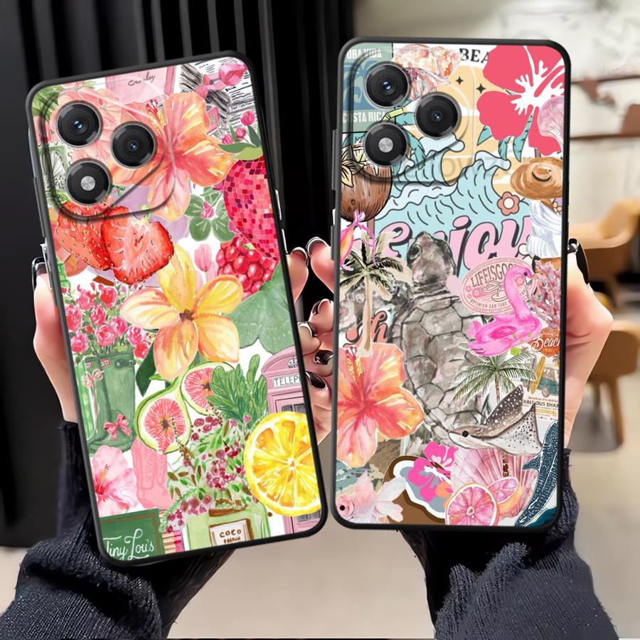 Креативный чехол с узором для Honor X9a X8 X6 70 200 400 Lite 8X Magic5Lite X5b X7 90 Чехол для телефона Funda