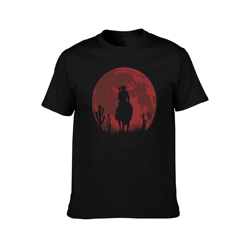 red moon TShirt Gym Exercise Short Sleeve TShirt