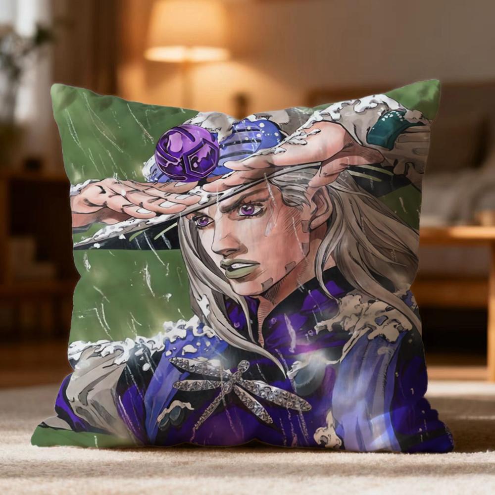 Горячая Наволочка J-JJoJo's Bizarre Adventure Мягкая Стираемая Наволочка Многоцелевая для Дивана Кровати Путешествий Офиса