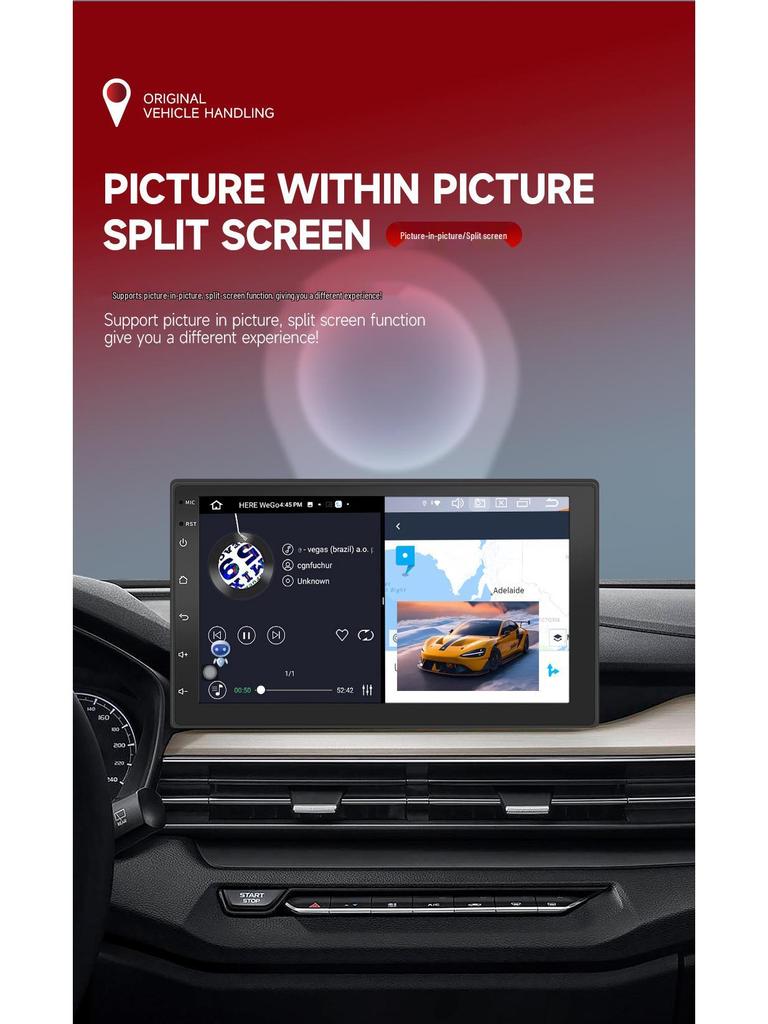 Android Navigation MP5 Radio for Hyundai Sonata 8th Gen, 4+64GB, with Built-in CarPlay