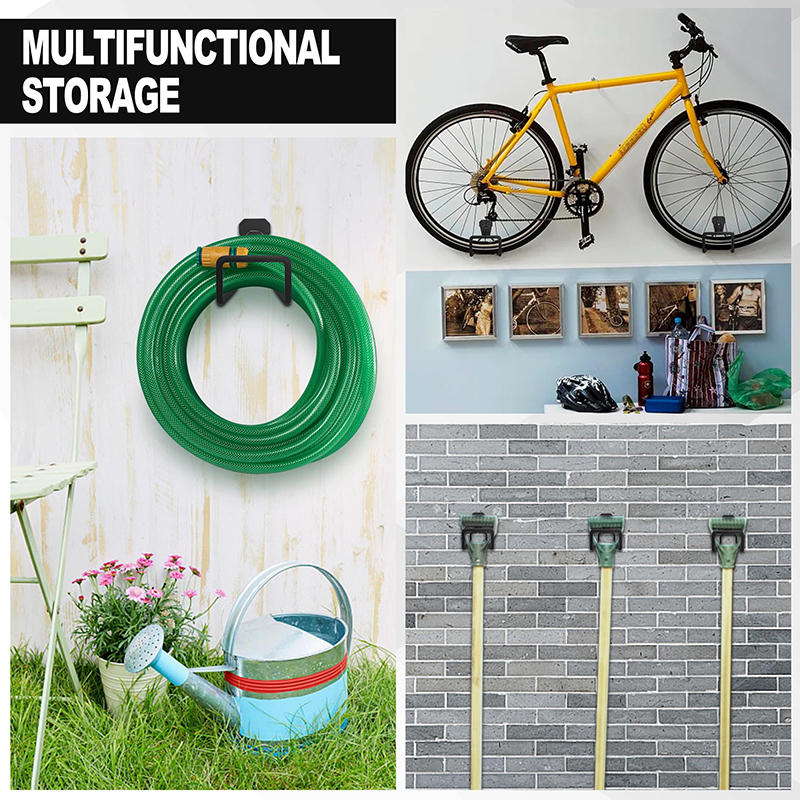 1 шт. настенный держатель для шланга для полива, железная стойка, держатель для хранения шланга для полива, рама для намотки труб, садовые принадлежности
