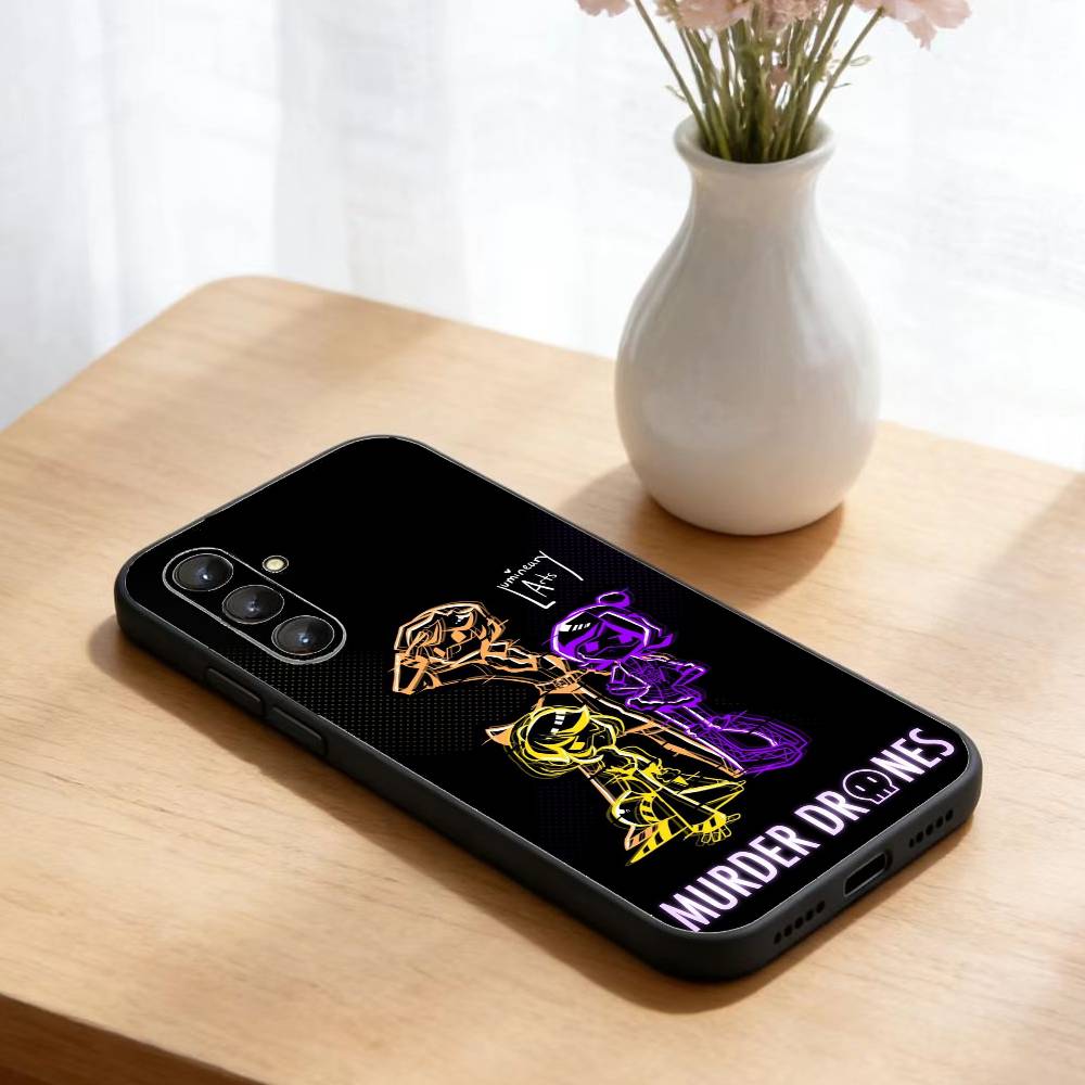 Game M-Murder N V J Drones Phone Case For Samsung Galaxy A73,A72,A71,A70,A52,A51 Others Soft Black Cover
