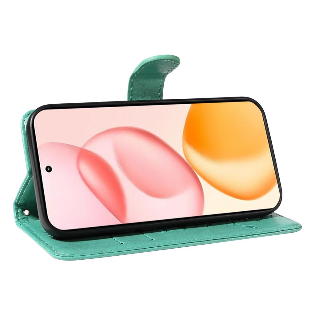 Для Honor 400 5G (Глобальный) Чехлы из искусственной кожи с цветочным узором, кошелек-подставка, чехол для телефона с ремешком