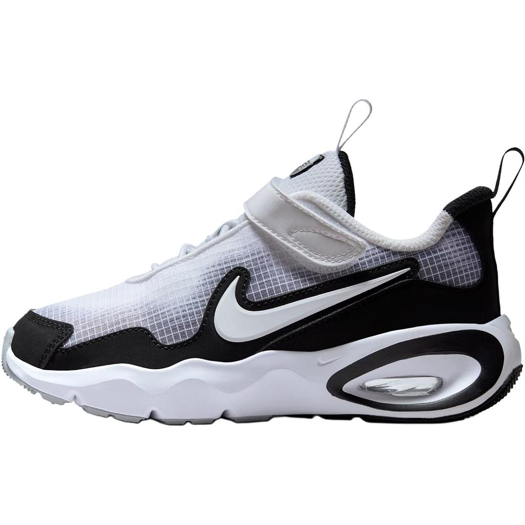 Nike Air Max Nova Устойчивые к истиранию Низкие Детские Повседневные Кроссовки Белый/Черный/Волк Серый Дети Возраст 3-7 Лет FN4459-103