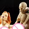 Wear-resistant Anti-deform Stylish Vivid Eye-catching Couple Sculpture Novelty Desk Statue Ornament Art Statue