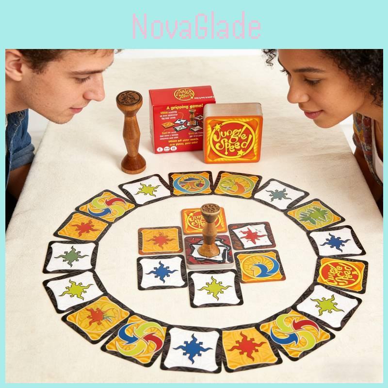 Карточная игра Jungle Speed с быстрыми совпадениями для семейных встреч