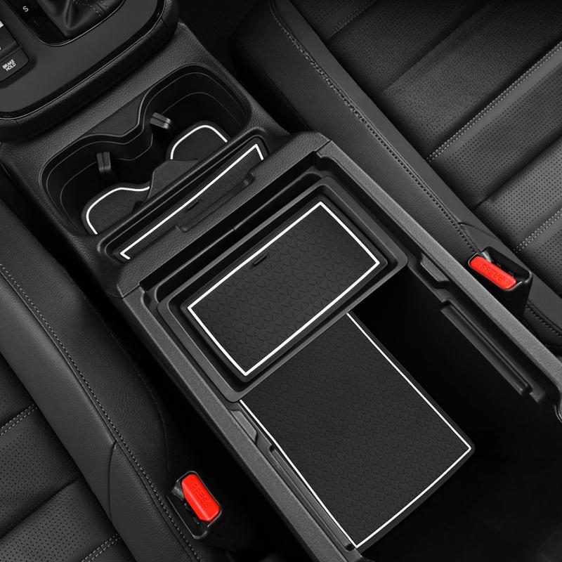 Car Interior Non-Slip Mat Door Groove Pad Gate Slot Cup Accessories For Honda CR-V CRV 6th Gen 2023 2024 2025 Hybrid