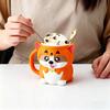 Corgi Ice Cream Pint Holder with Pumpkin Hoodie Insulated Sleeves Cover Cooler Adorable Dog-Themed Ice Cream Pint Containers for Beer Soda Dessert