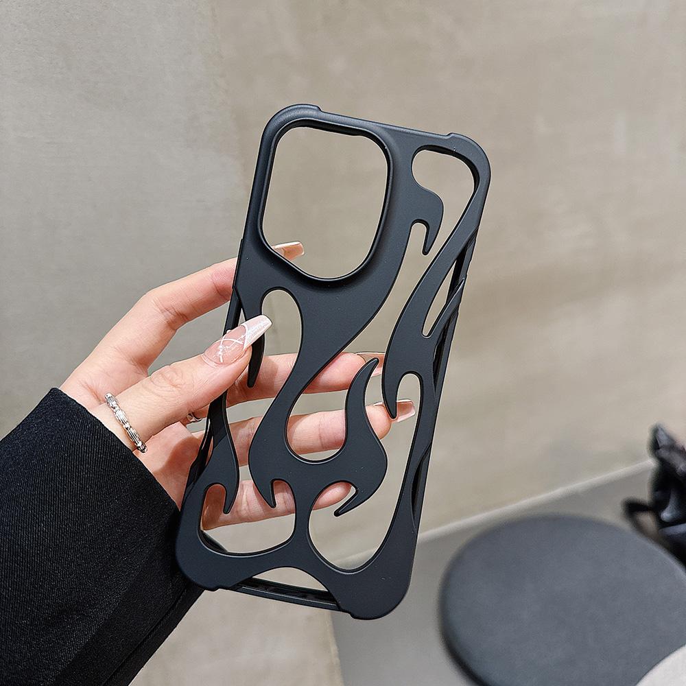 Чехлы для телефонов iPhone 11 13 16 ProMax iPhone 14 15 ProMax 12 13 ProMax 13 Pro 14 Pro Samsung A55 A54 S25 S24 S23 S22 Ultra Flame Shell Cool Advanced