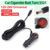 Универсальный 12 В 24 В автомобильный прикуриватель, разветвитель, разъем, адаптер питания с управлением, выключатель, зарядное устройство