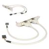 Расширение передней панели 2 порта USB 2.0 Plug and Play с пластиной слота Кронштейн Панельный кабель Адаптер