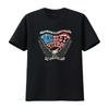 Whiskey Myers American Flag Eagle Wings T Shirt Size L Long or s vintage Washed Stylish Versatile Unisex Soft Slightly