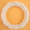 Car Steering Wheel Cover Winter Plush New High-End Anti-Slip Wear-Resistant Sweat-Absorbent Women's Cute Round Car Steering Wheel Cover