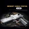 Серия "Военная" Строительные Блоки Пустынный Орел M1911 АК47 Пистолет Может Стрелять Модель Собери Сам Кирпичные Игрушки Для Детей Подарок на День Рождения