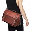 Men's Genuine Leather Vintage Laptop Bag Handmade Briefcase Satchel Messenger