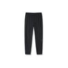 Solid Color Elastic Waist Straight Leg Pants Women Pants Black 162215501-1