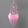 Mini 34cm Tassel Catching Monternet Creative Feathers Wind Chimes Decoration Pendant Car Wall Hanging Dream Catcher Home Crafts