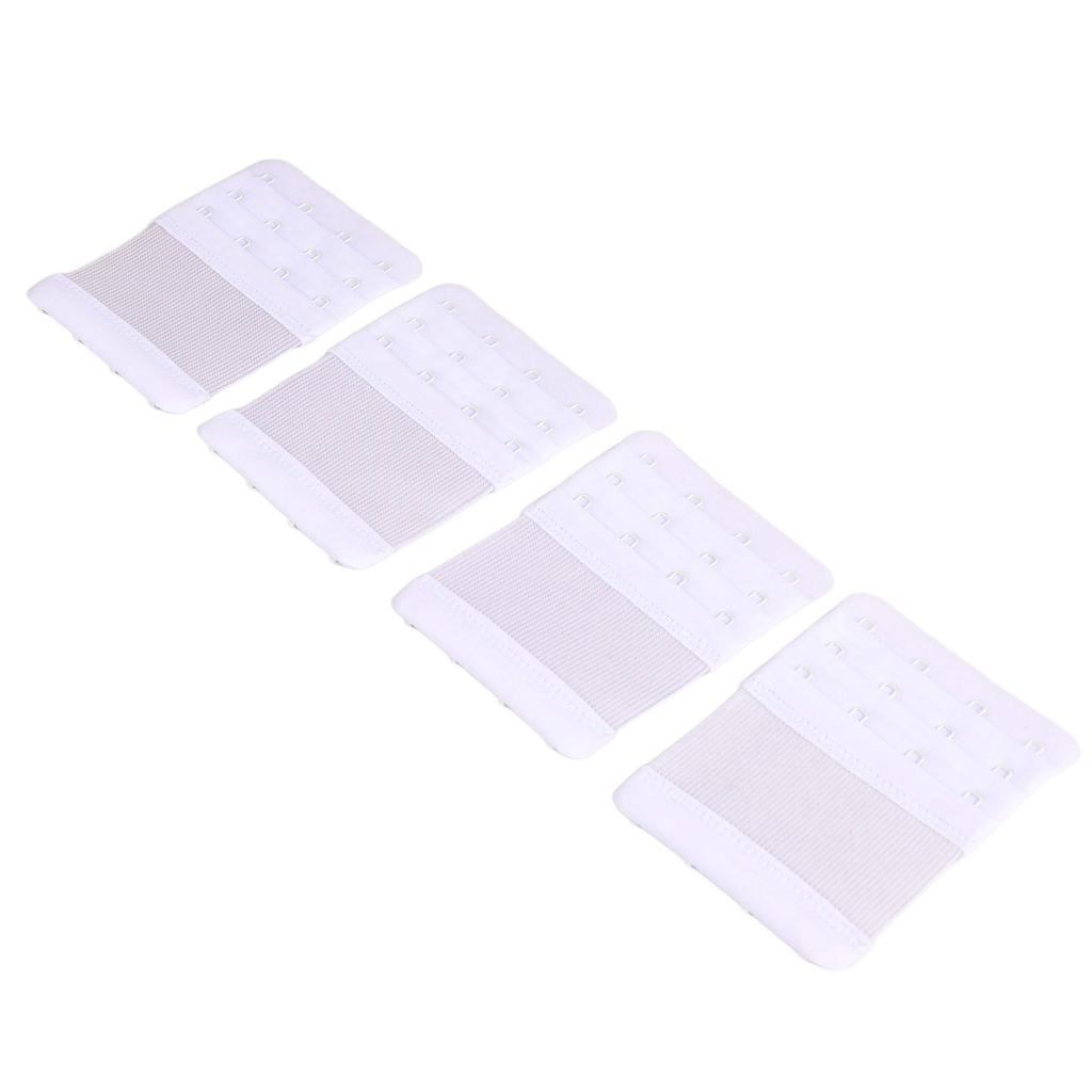 4 PCS Bra Extenders Adjustment Length Soft Comfortable Bra Extension Buckle for Replace Small Bad