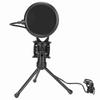 USB-микрофон с вращением на 360 градусов, RGB-индикатором, игровой микрофон с ветрозащитой и штативом для PS5, ПК