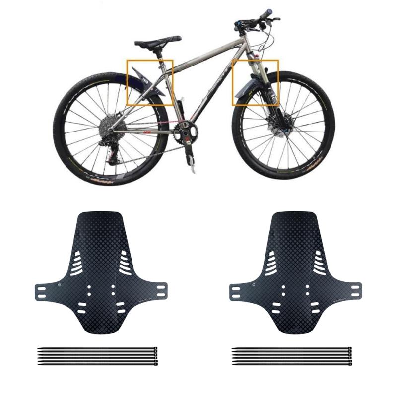 2pcs Mountain Bike Mudguards Cycling Splashes Mud Guards Durability Mudguards  for Smooth Cycling