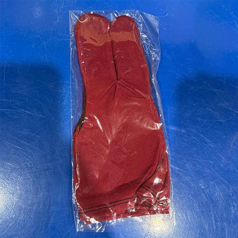 Перчатки с тремя пальцами, перчатки для бассейна, левая рука, средний размер, принадлежности для бильярда, гладкие бильярдные перчатки Guanti, снукер, бильярдные перчатки