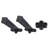 RC Car Rear Wing Bracket Black Plastic High Strength Replacement RC Car Rear Wing Bracket For ZD Racing DBX10 7531 1/10