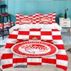 Olympiacos Fc Crest Emblem 3PCS Bedding set,Ideal for 1pc Duvet Cover And 2pcs Pillowcases Perfect for Fan gift,Ideal for Bedroom, Dormitory